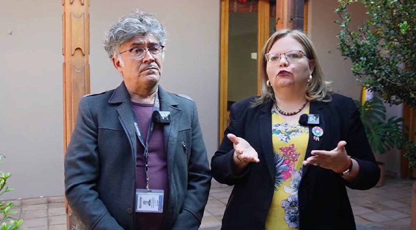 Carlos Fernando García y Astrid Cáceres.
