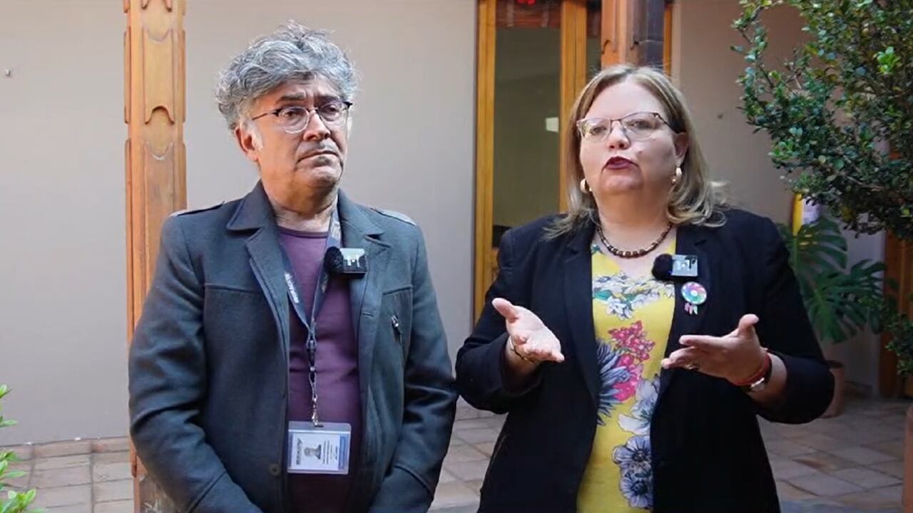 Carlos Fernando García y Astrid Cáceres.