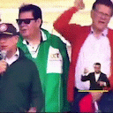 El presidente dio un largo discurso en el día del trabajo. Se despachó ampliamente.