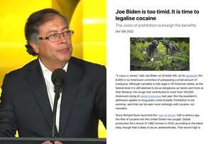 Gustavo Petro y artículo The Economist