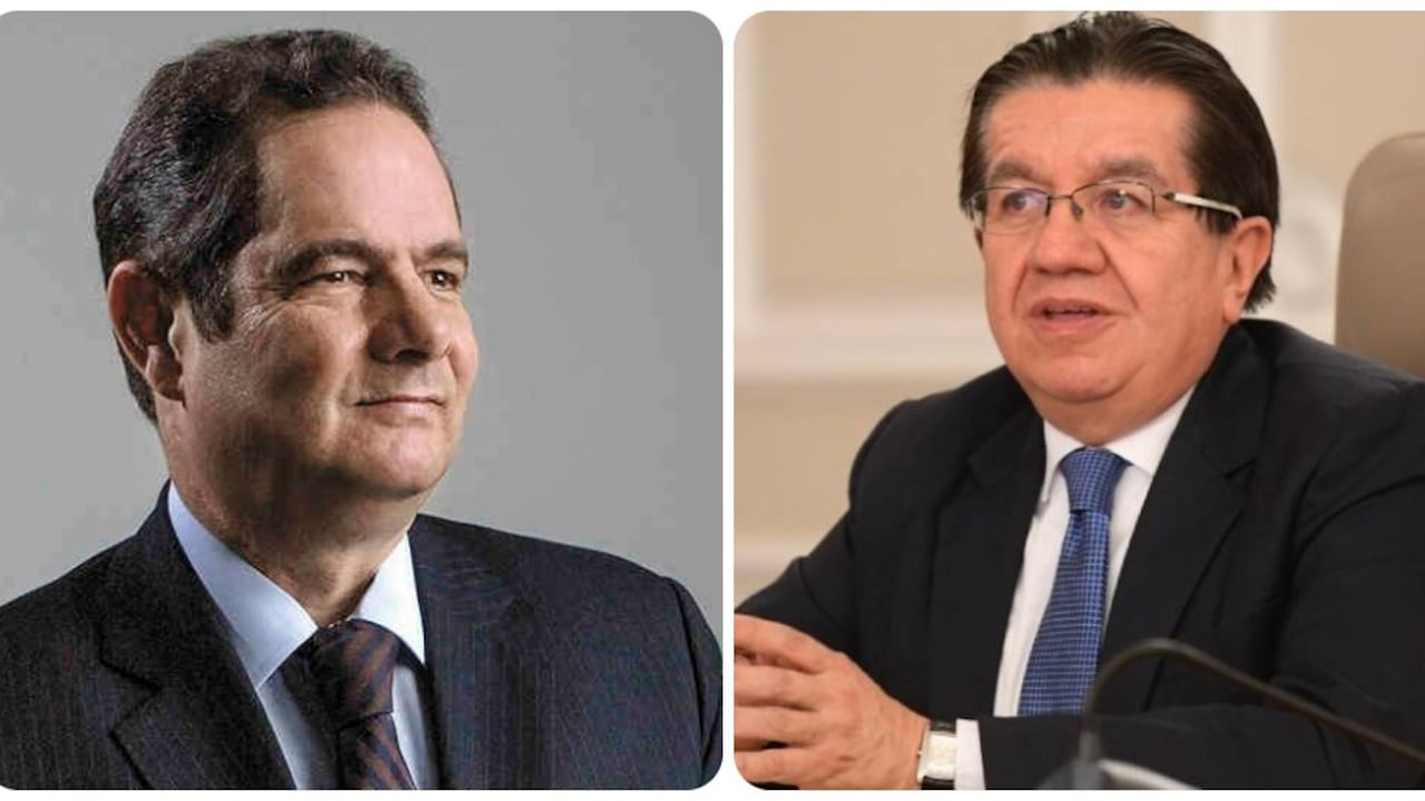 Germán Vargas Lleras y el ministro Fernando Ruiz