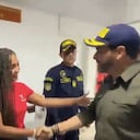 La gobernadora Girley Natacha Ordóñez y el presidente Abelardo De La Espriella.