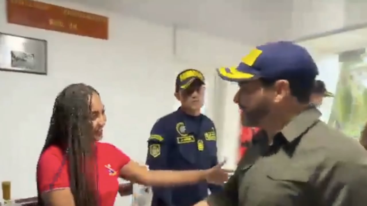 La gobernadora Girley Natacha Ordóñez y el presidente Abelardo De La Espriella.