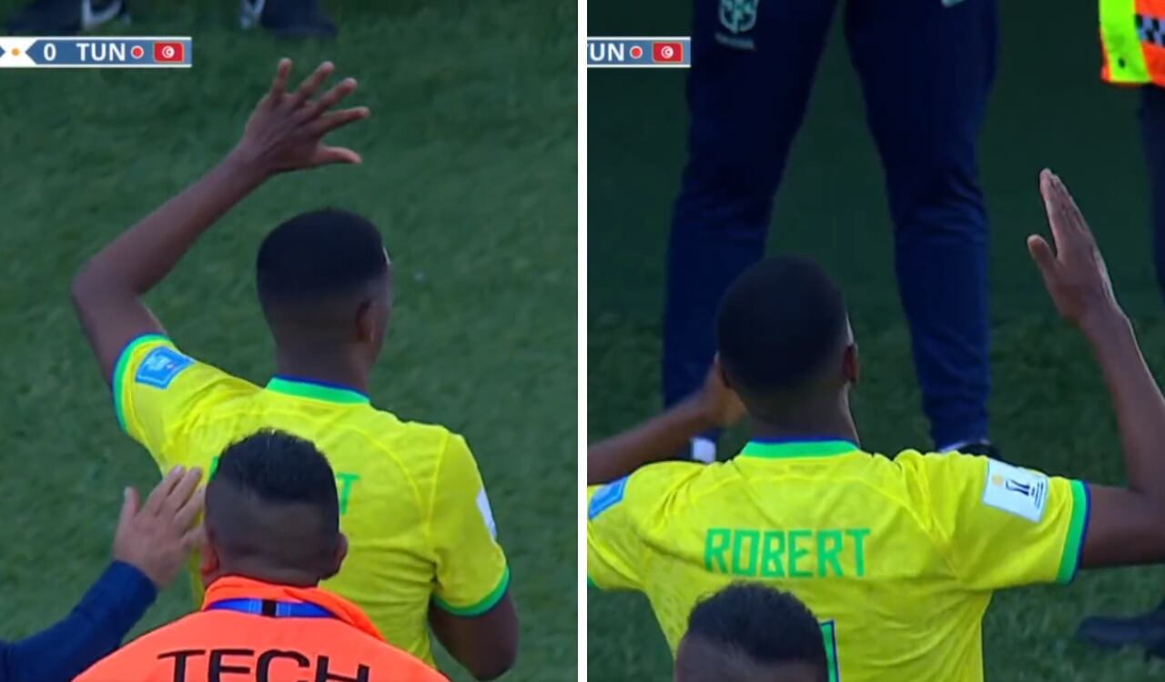 Robert de Brasil respondió a la afición de Argentina ante los gritos racistas.