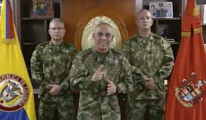 El mayor general Eduardo Enrique Zapateiro, comandante del Ejército Nacional.