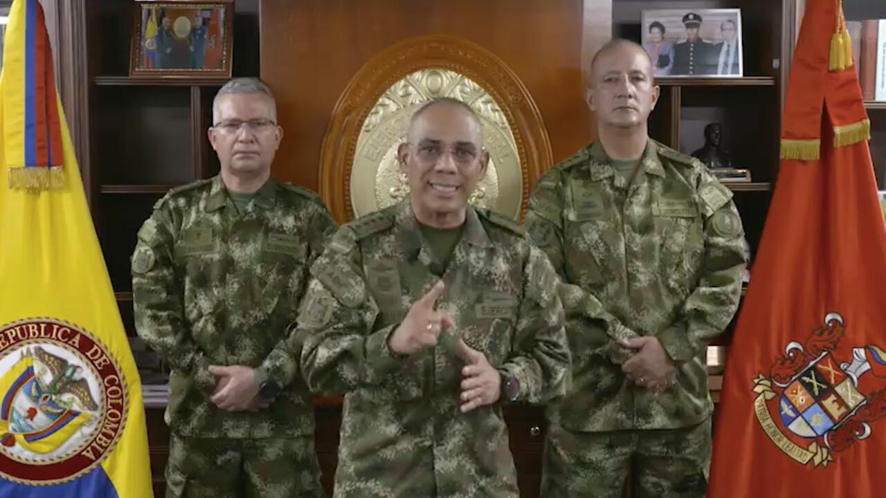 El mayor general Eduardo Enrique Zapateiro, comandante del Ejército Nacional.