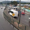 La ruptura de la tubería de gas ocasionó una gran congestión vial en la calle 80 en el sentido oriente - occidente.