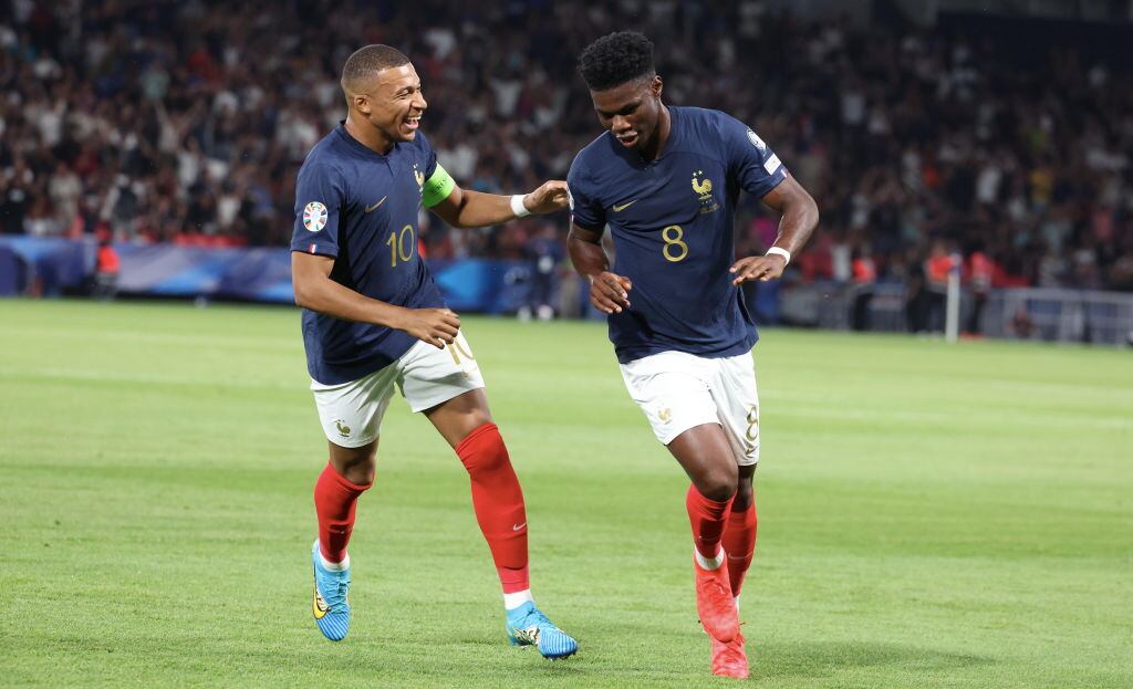 Tchouamení marcó el primer gol para Francia