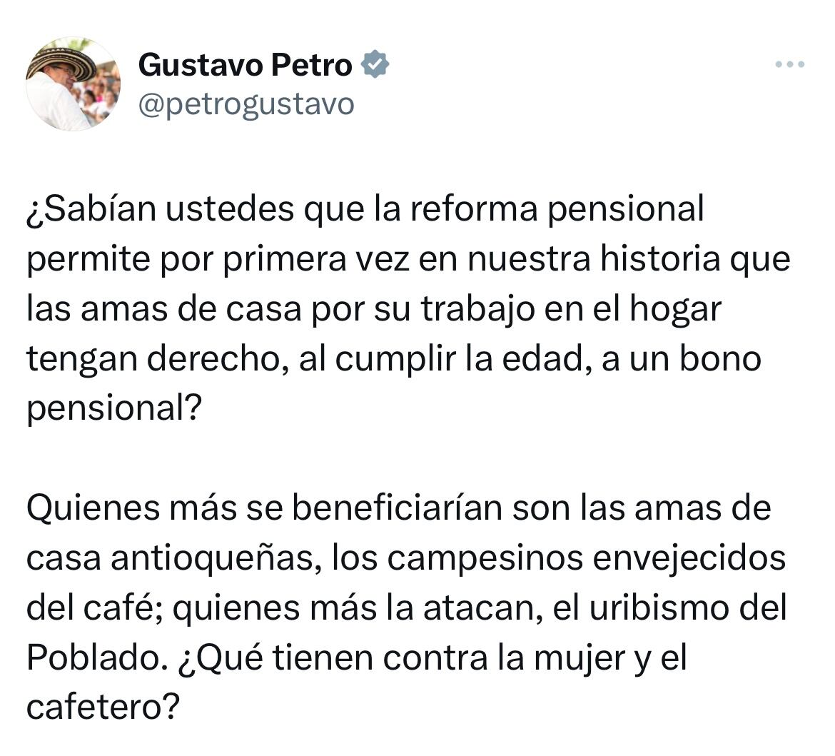 Mensaje presidente Gustavo Petro