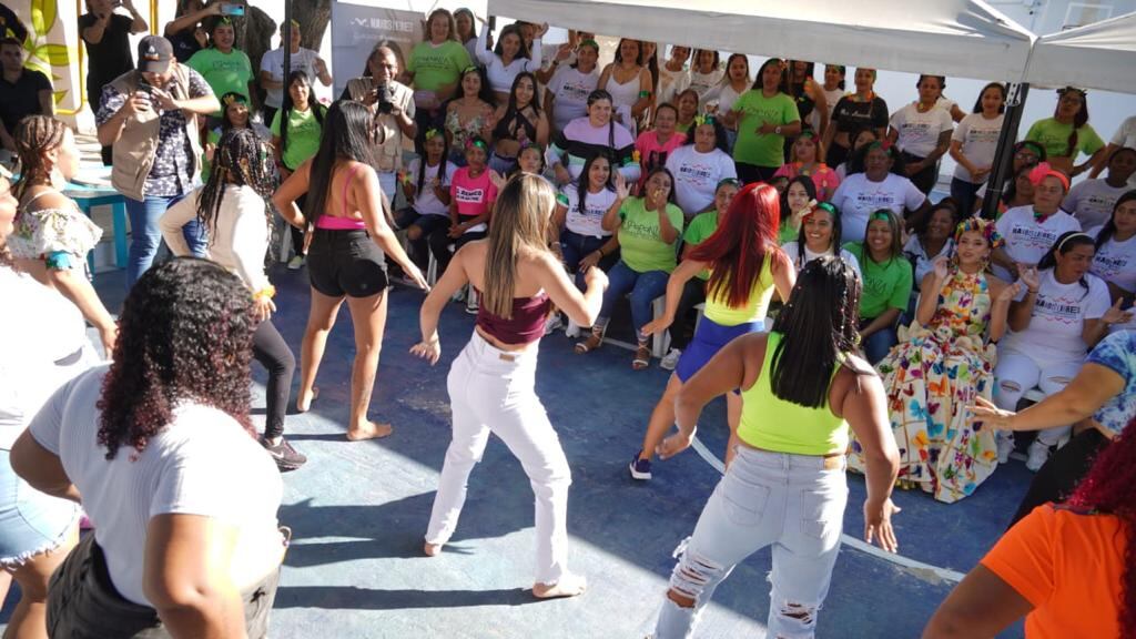 Las internas disfrutaron de la jornada con la reina del Carnaval