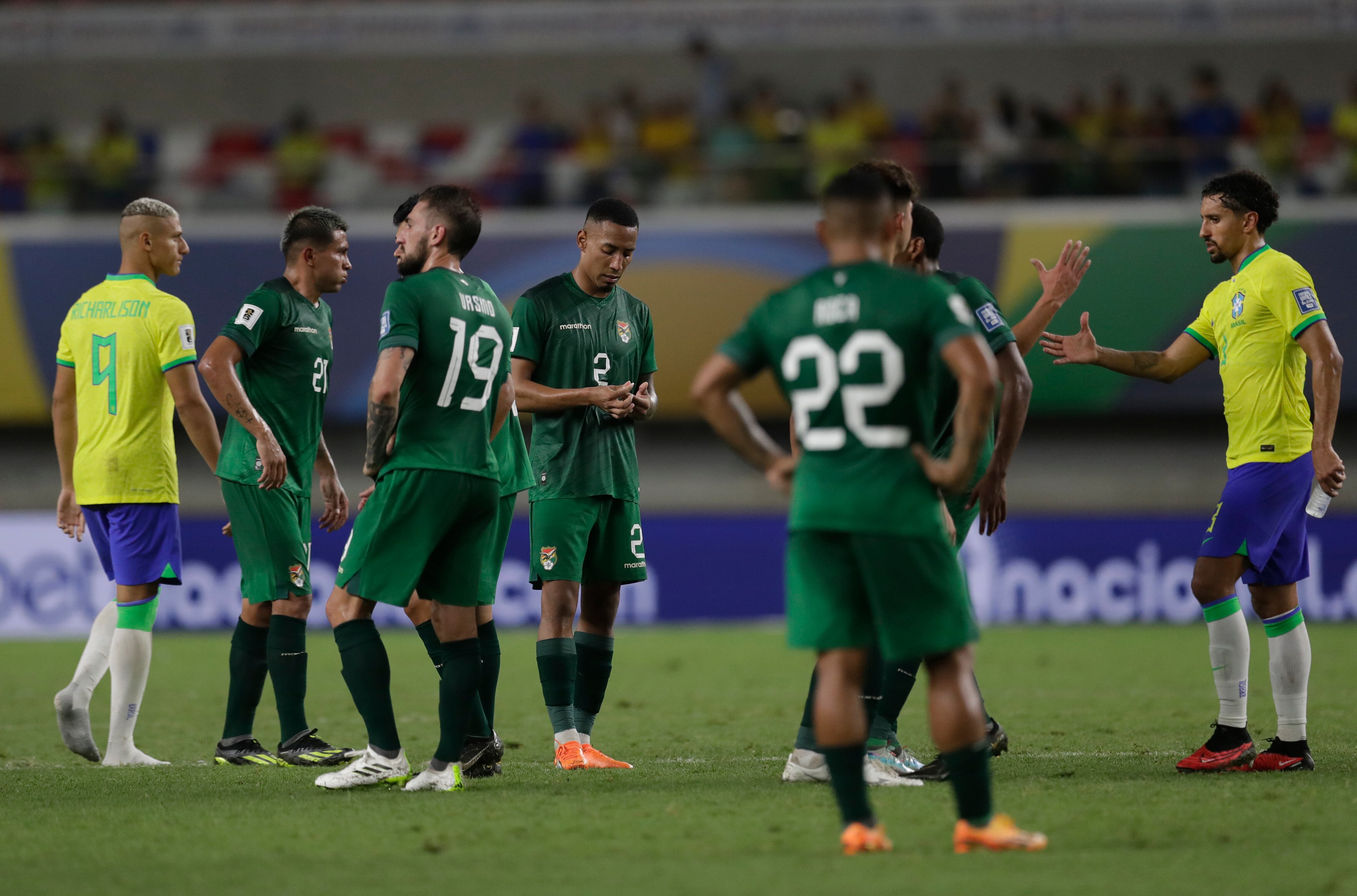 Imágenes del partido entre Brasil y Bolivia por la primera fecha de la eliminatoria sudamericana al 2026 (AP Photo/Bruna Prado)