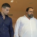 James junto a Evangelos Marinakis, presidente de Olympiacos