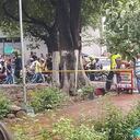 Atentado en el parque Mercedes Ábrego, en Cúcuta.