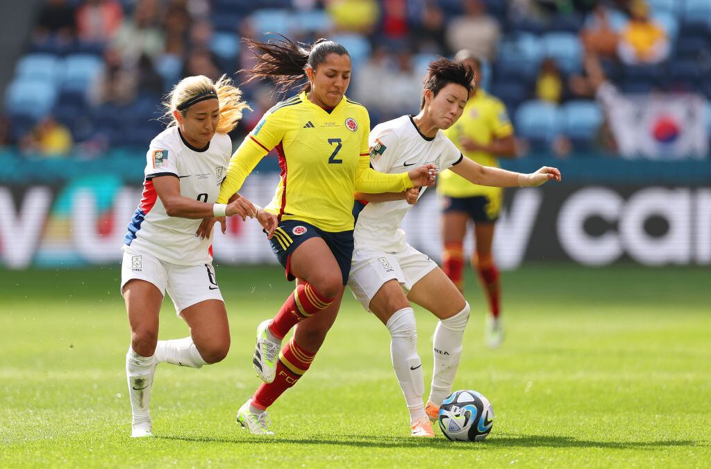 La jugadora cafetera estuvo al filo de la expulsión, apenas inició el partido ante Corea del Sur