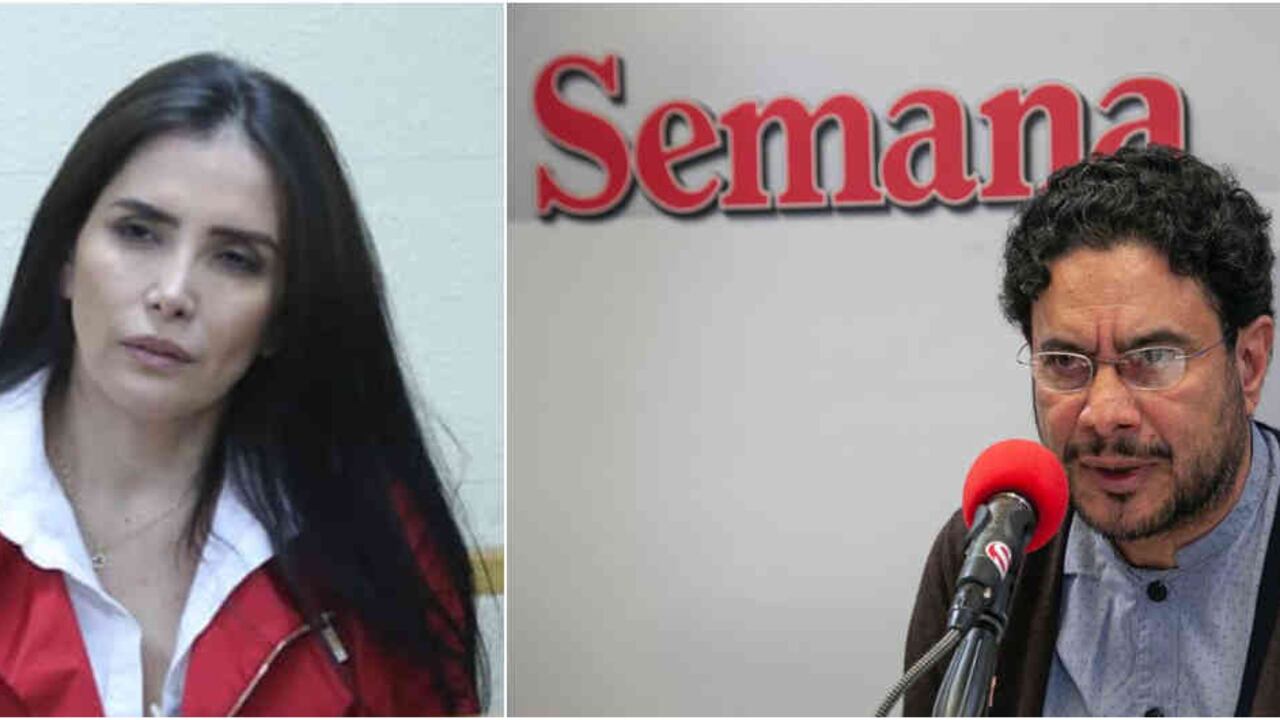 La exsenadora Aida Merlano y el senador Iván Cepeda