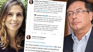 Helena Urán, Gustavo Petro