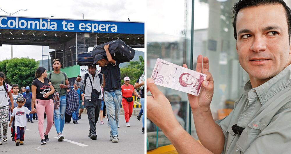   Por el puente Simón Bolívar solo cruzan peatones y transporte de carga después de las diez de la mañana. El bolívar no vale nada como moneda oficial. Los venezolanos prefieren el peso y, sobre todo, el dólar del llamado mercado negro.