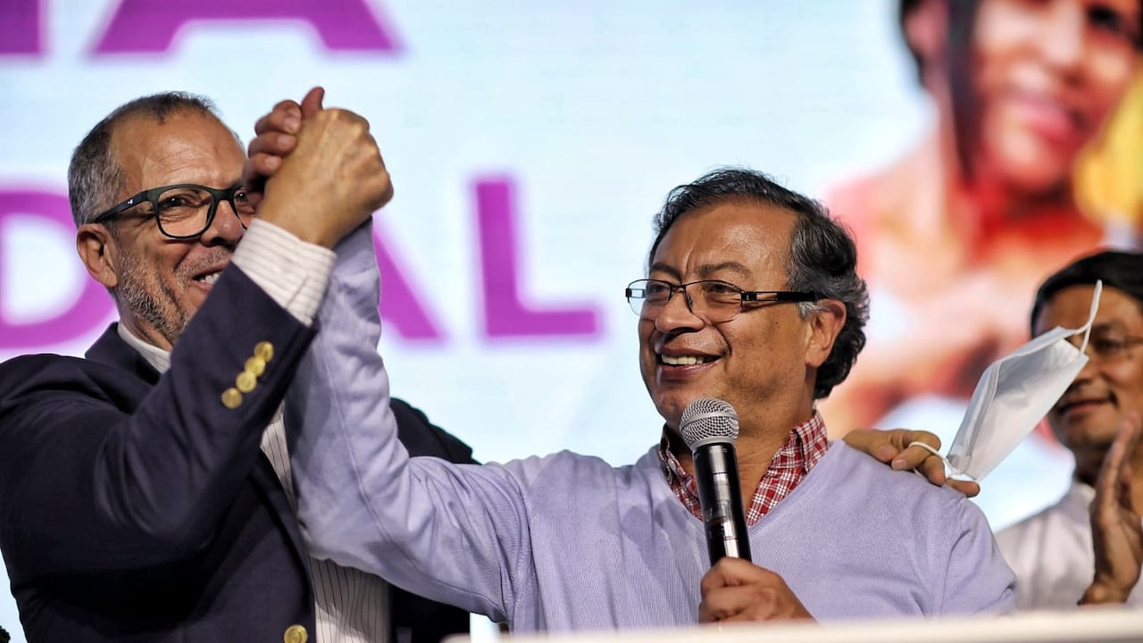 Gustavo Petro, candidato presidencial del Pacto Histórico.