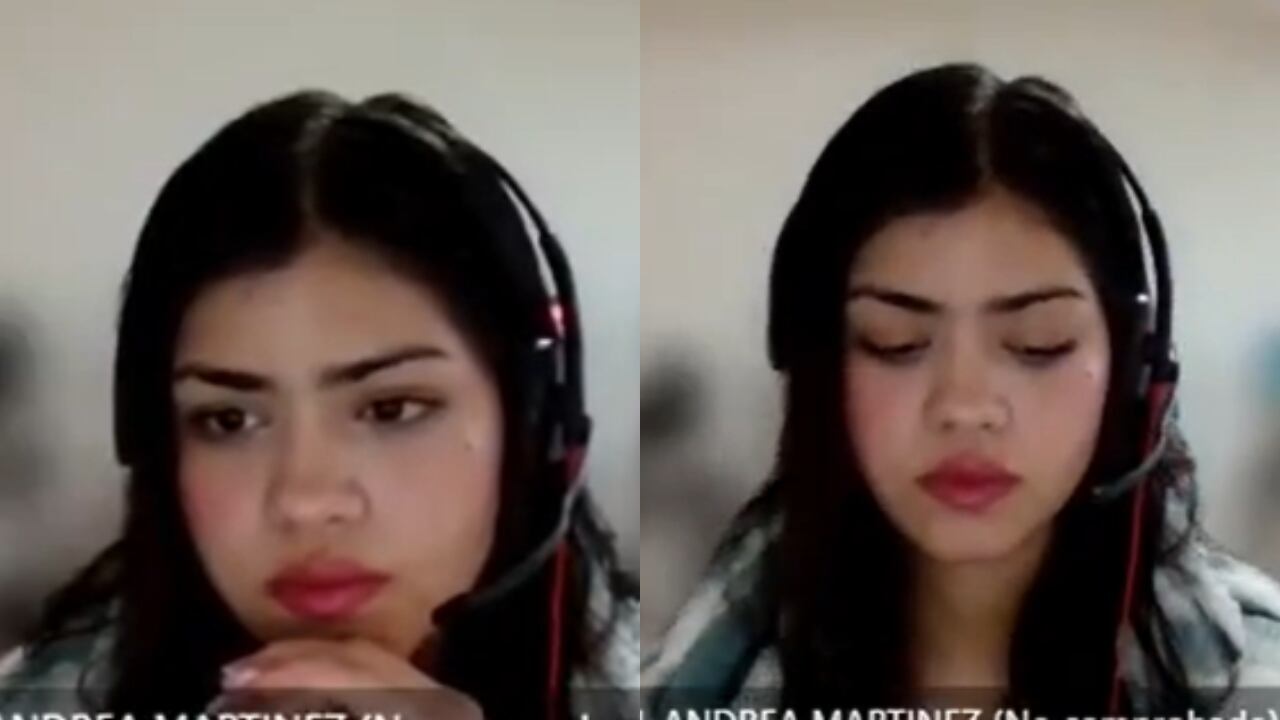 Alias Gabriela durante la audiencia en la que se confirmó su condena.