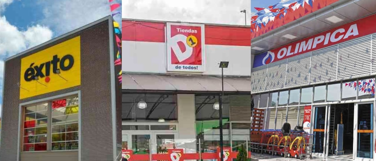 Éxito, D1 y Olímpica fueron los supermercados que más ingresos tuvieron en el 2020.