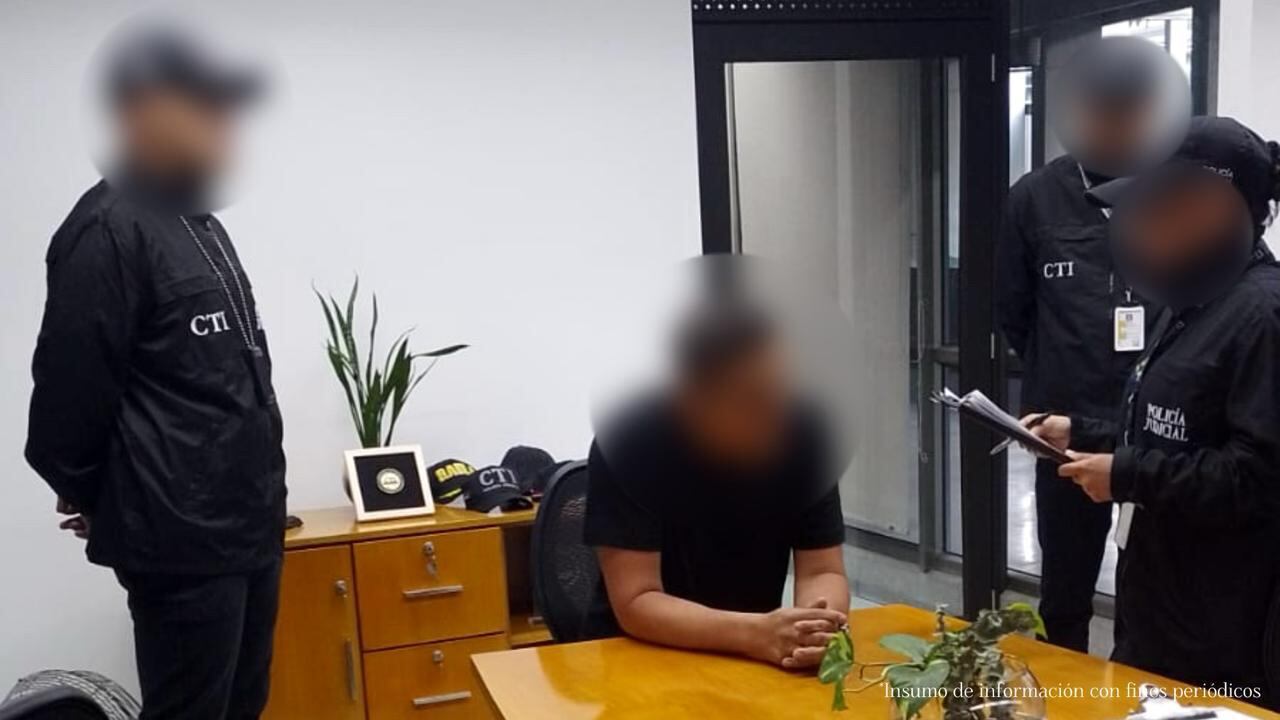 Captura de Francisco Javier Martínez Ardila, alias Pacho Malo, funcionario de la Fiscalía