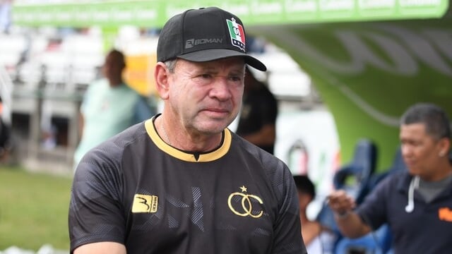 Hernán Darío 'El Arriero' Herrera, técnico del Once Caldas de Manizales.