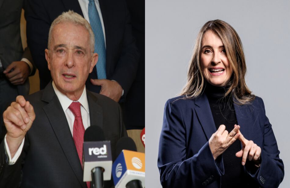 Álvaro Uribe y Paloma Valencia.