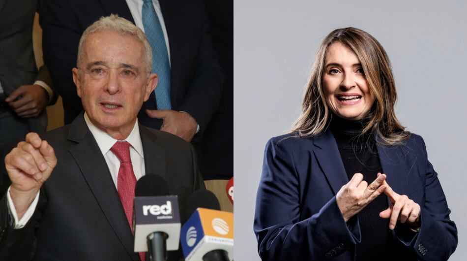 Álvaro Uribe y Paloma Valencia.