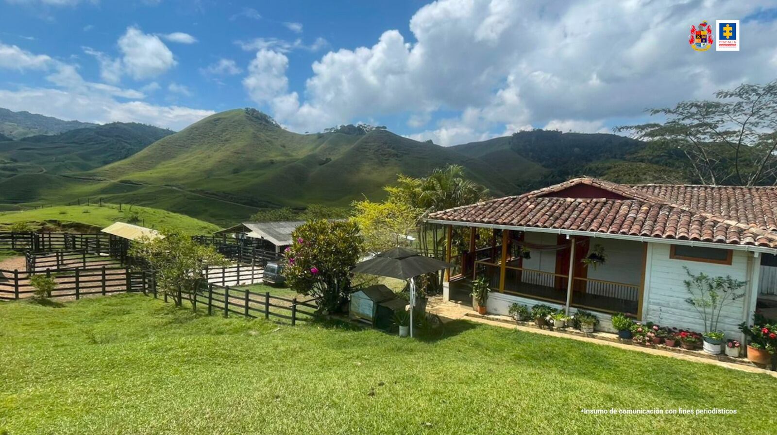 La propiedad, que tiene una extensión de más de 320 hectáreas, fue valuada en más de 1.150 millones de pesos.