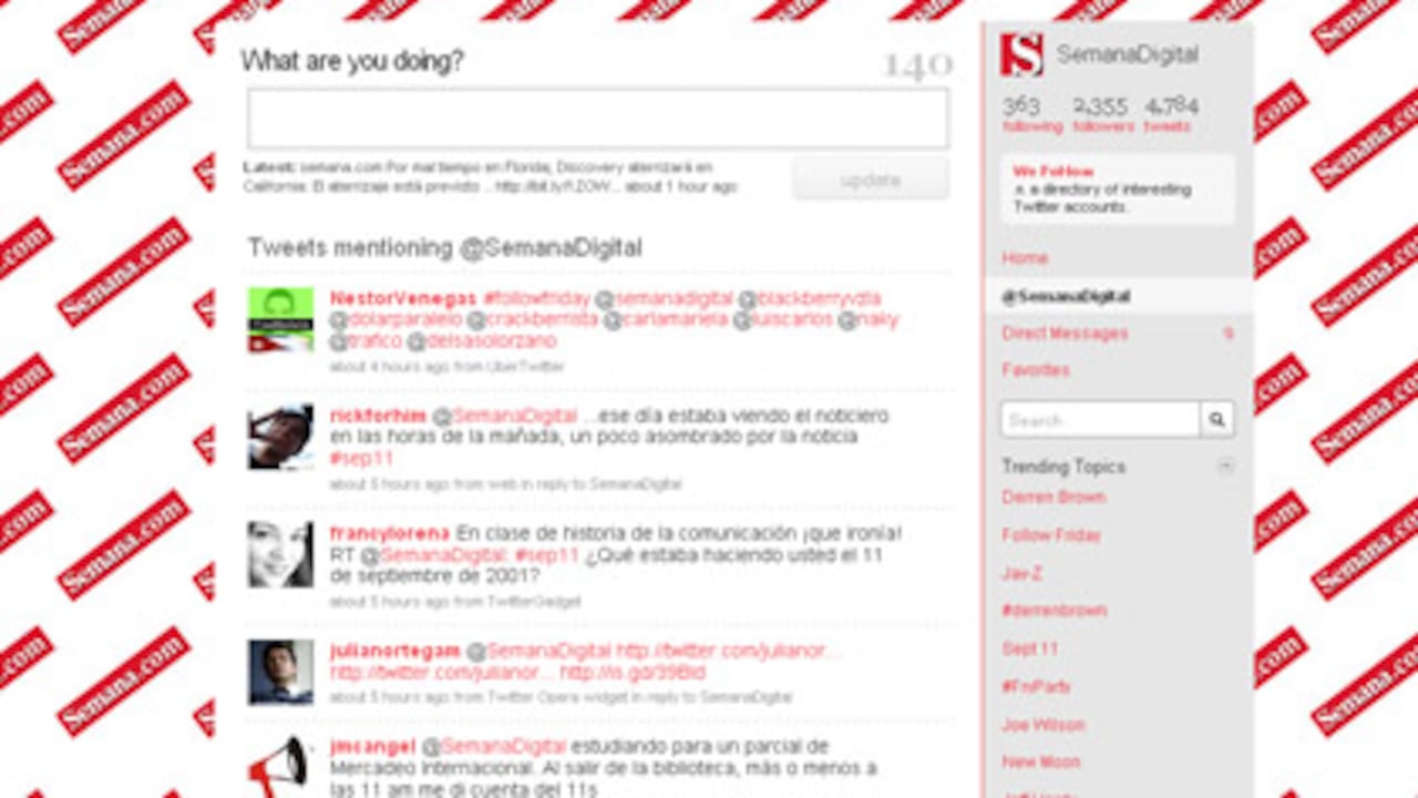 En Twitter y Facebook, seguidores de Semana.com compartieron sus experiencias.