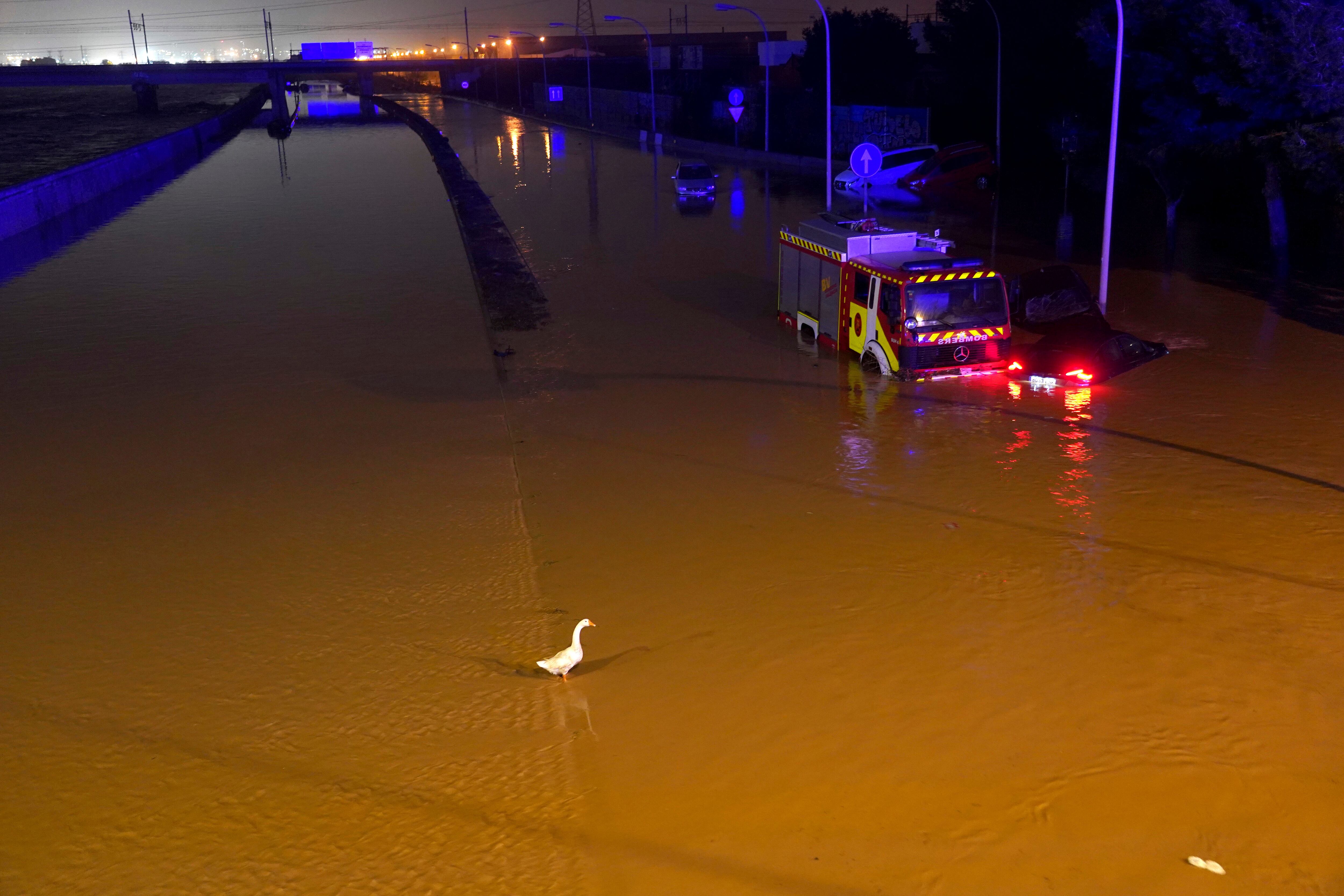 Inundaciones en Valencia, España.