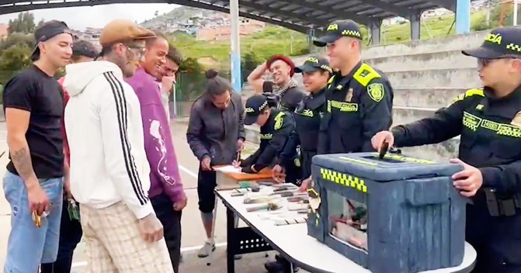 Las jornadas del plan desarme se han celebrado en las localidades de Ciudad Bolívar, Usme, San Cristóbal, Tunjuelito y Rafael Uribe Uribe.