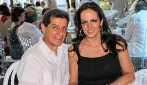 La senadora María Fernanda Cabal y su esposo, José Félix Lafaurie, presidente de Fedegán.