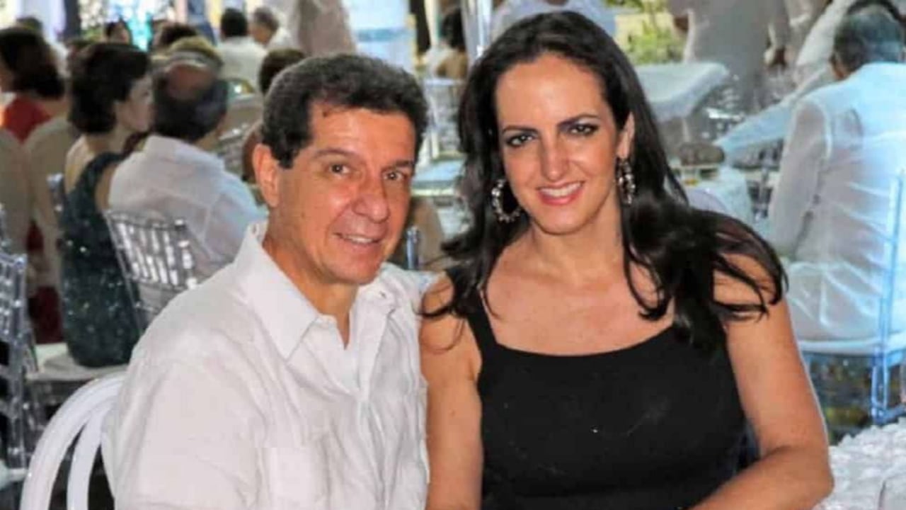 La senadora María Fernanda Cabal y su esposo, José Félix Lafaurie, presidente de Fedegán.