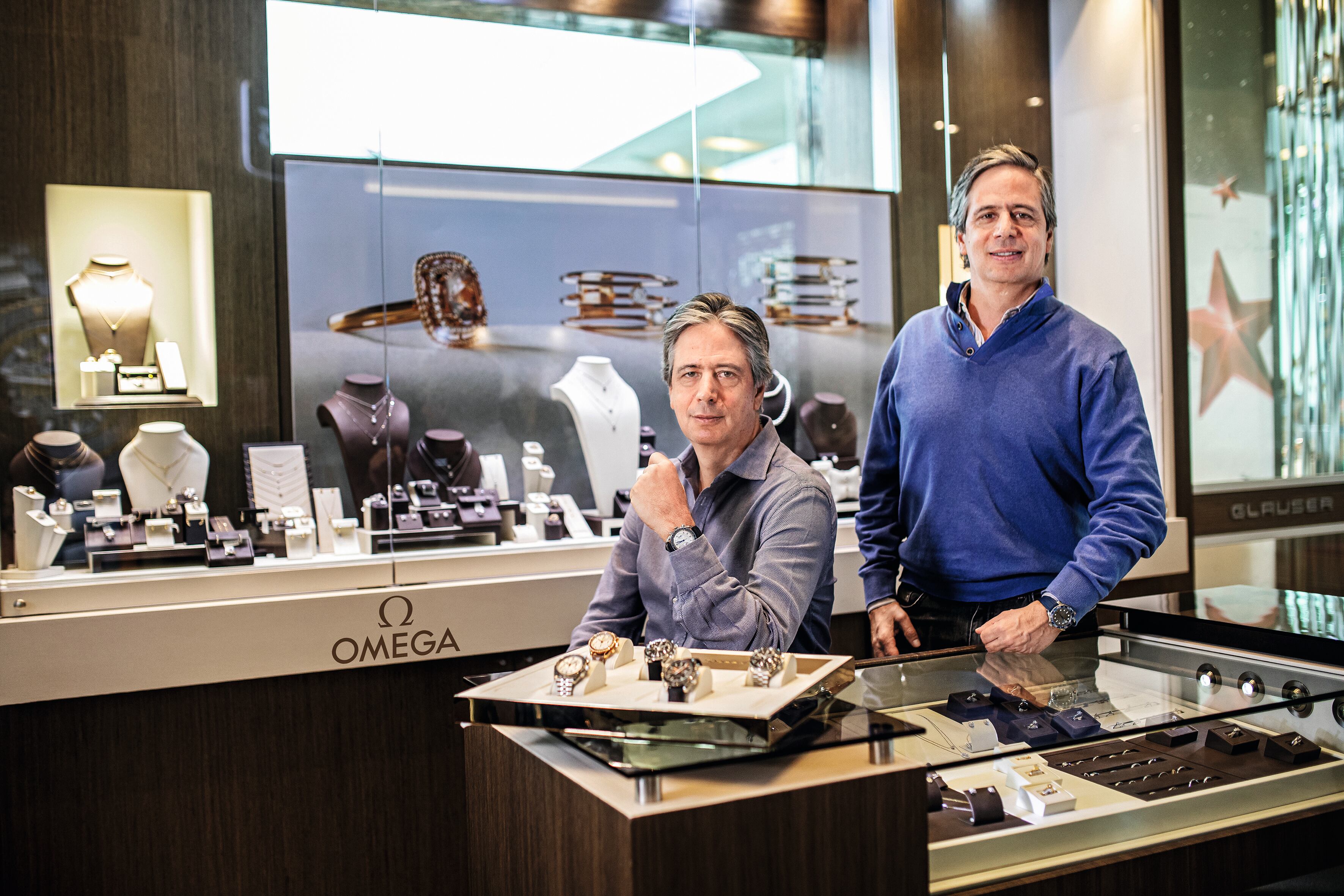 Andrés Glauser y Samuel Glauser, miembros del Grupo Glauser.