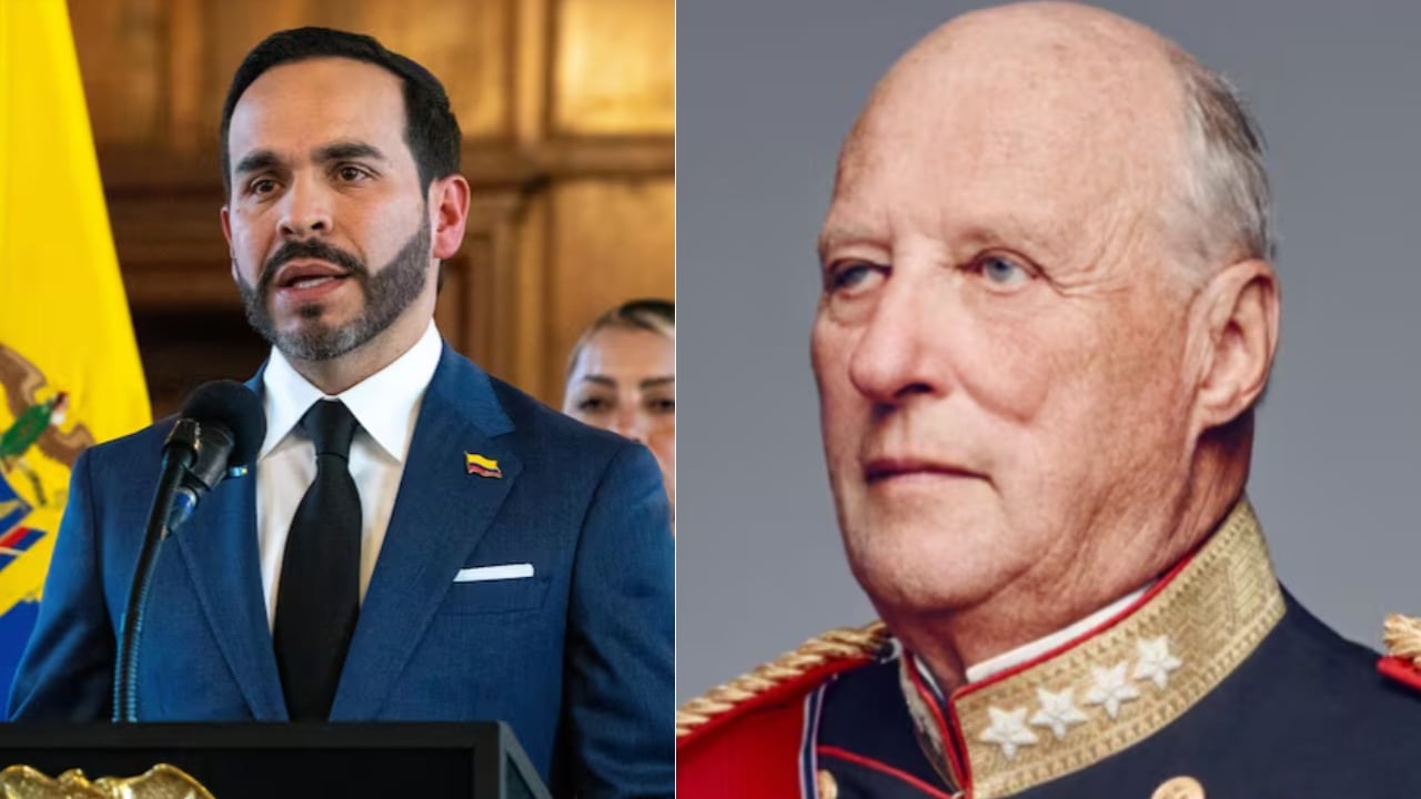Abelardo De La Espriella y el rey de Noruega