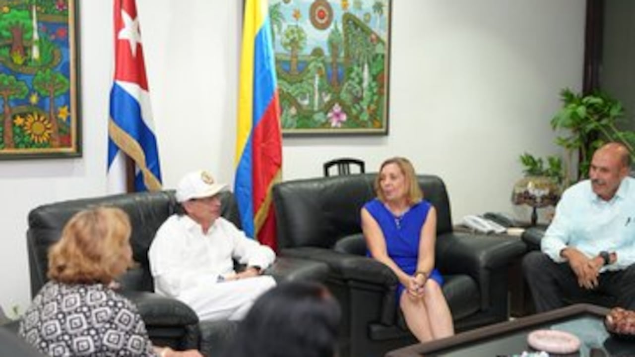 Gustavo Petro en Cuba