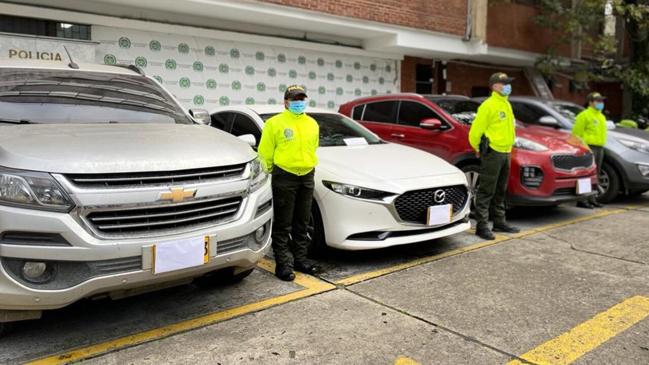 La Policía Metropolitana de Bogotá entrega resultados contra el hurto de vehículos.