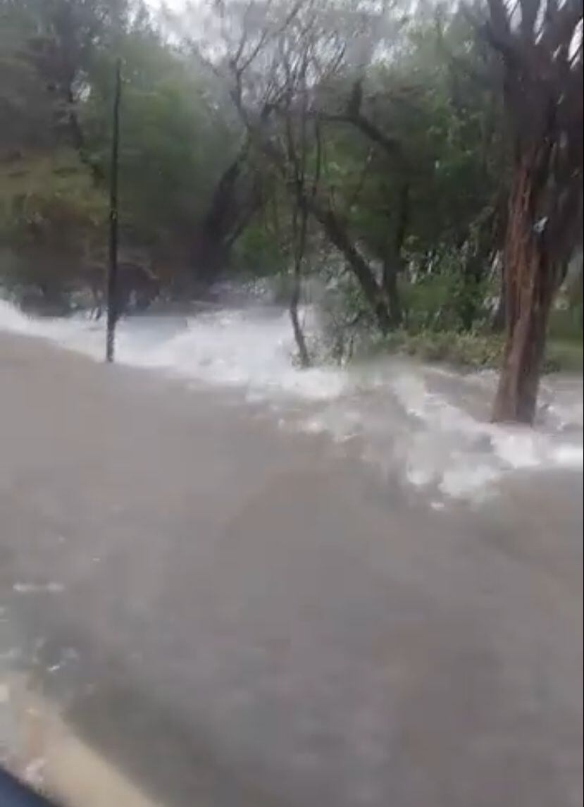 Se desbordó el río Badilo.