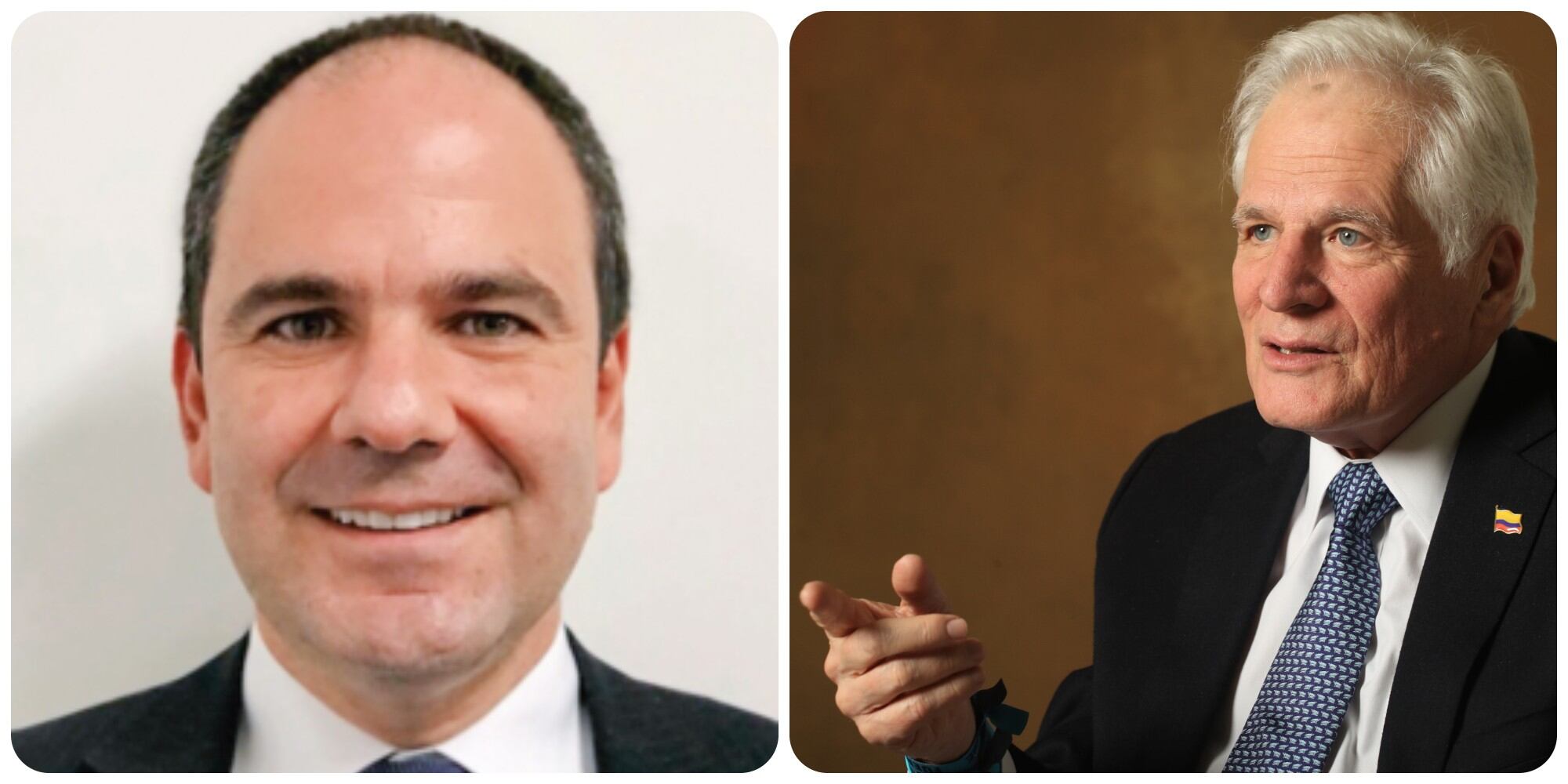 Gabriel Vallejo y Miguel Uribe Londoño, integrantes del Centro Democrático, en disputa por una encuesta para definir el candidato del partido a las elecciones.