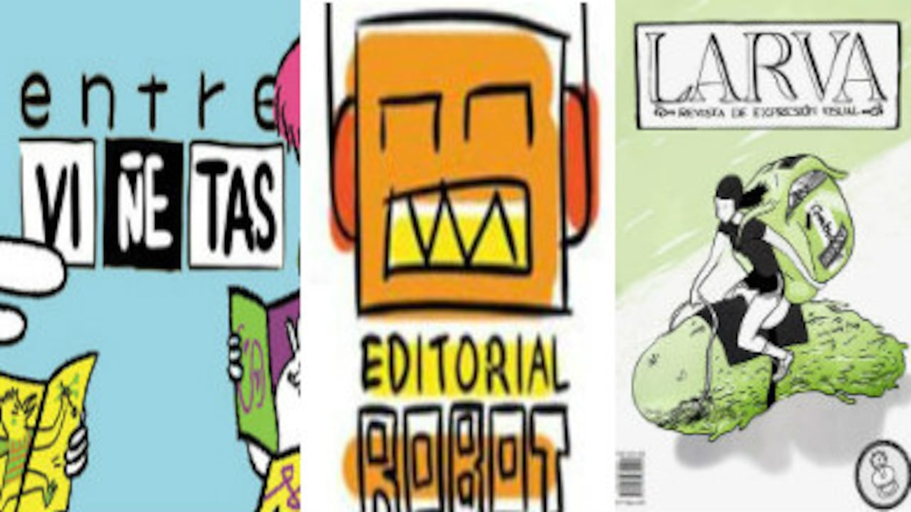 Entreviñetas,Editorial Robot y la Revista Larva son algunos de los proyectos que se especializan en cómics.