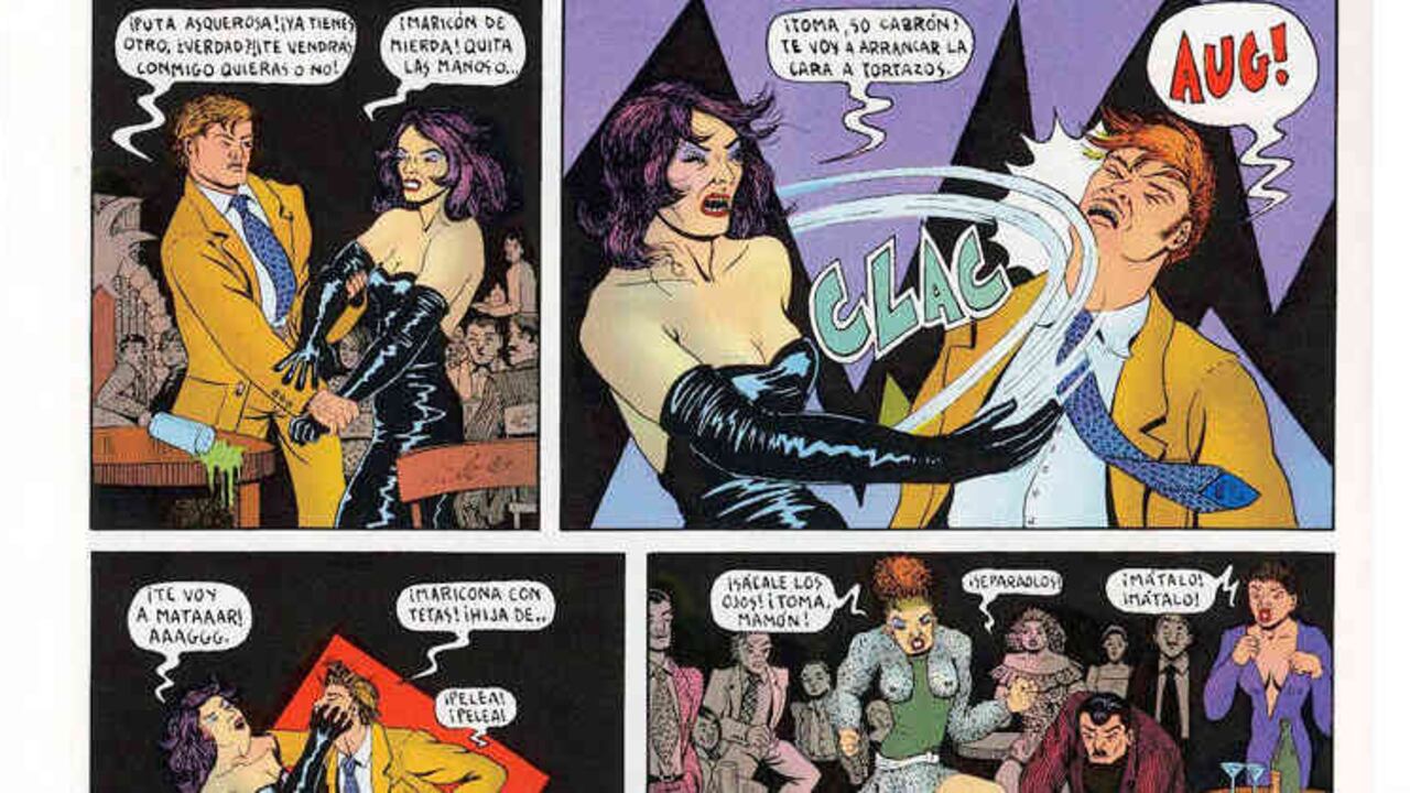 Paneles de 'Anarcoma'.