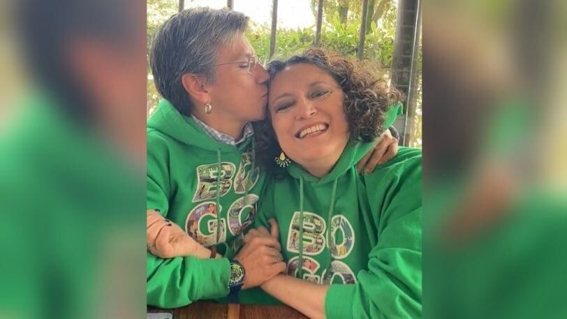 Angélica Lozano, senadora de la República y esposa de Claudia López.