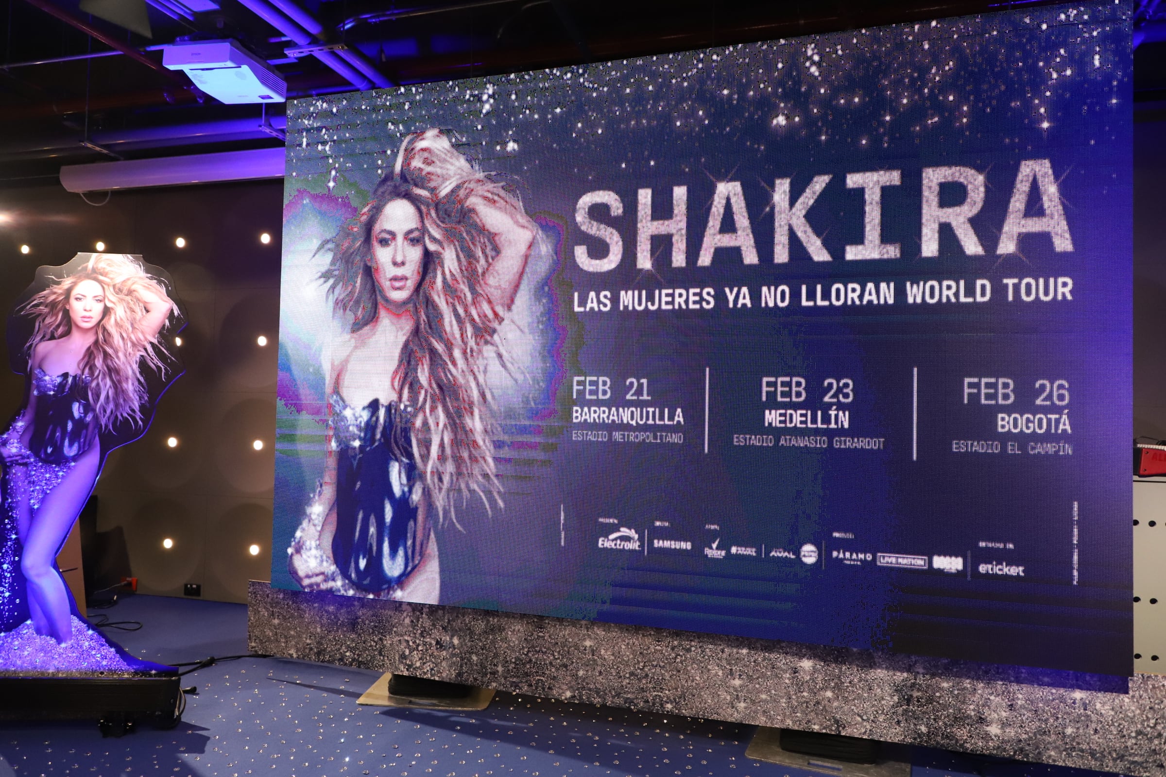 Lanzamiento de la Gira de Shakira en Colombia