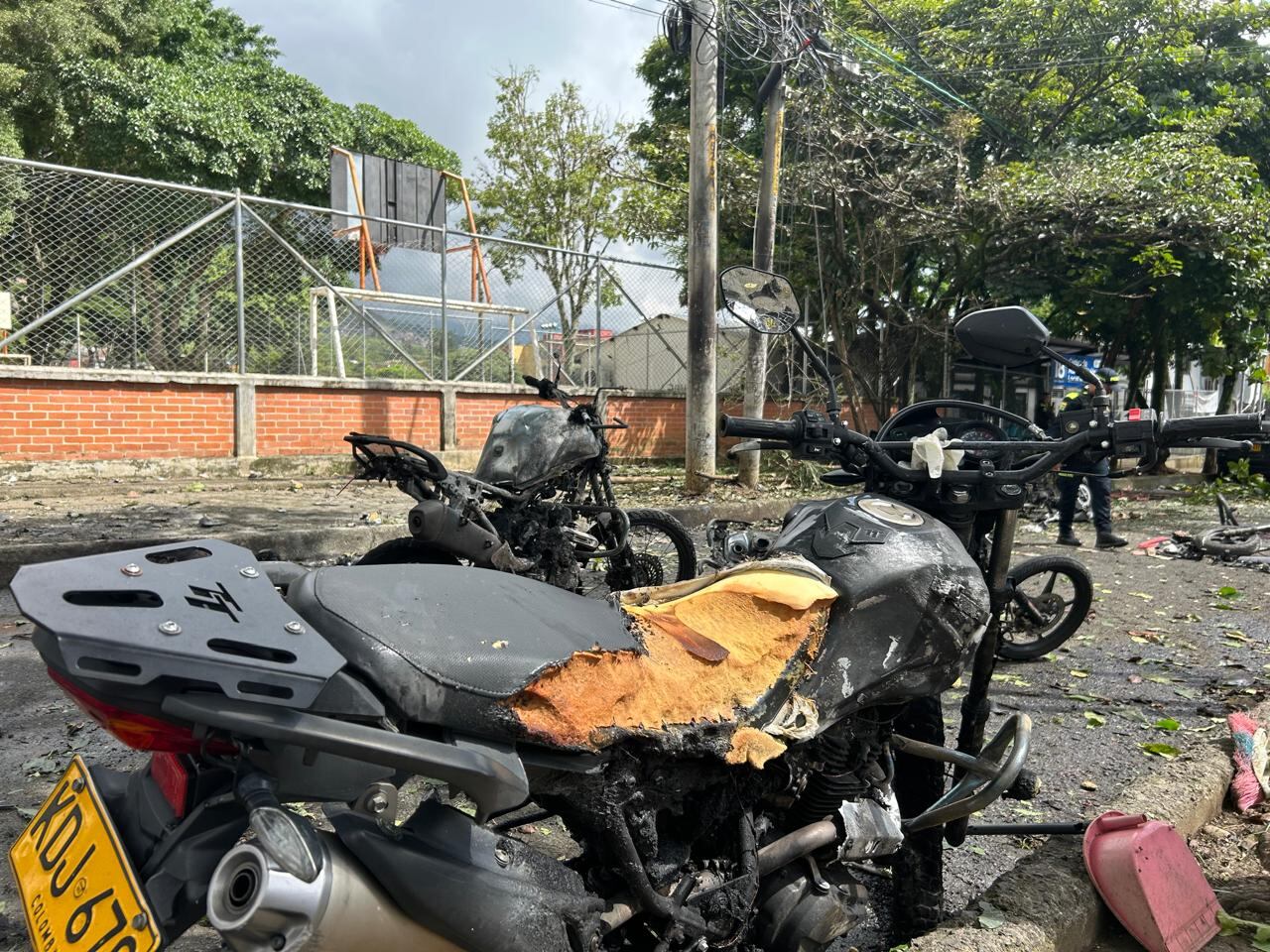 Explosión en estación de policía de Meléndez, Cali.