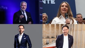 Iván Duque, Paloma Valencia, Abelardo de la Espriella e Iván Cepeda.