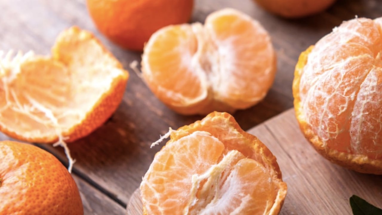 La mandarina también es una aliada de la piel.