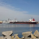 FOTO DE ARCHIVO: Puerto del Mar Negro de Constanza en Rumania.