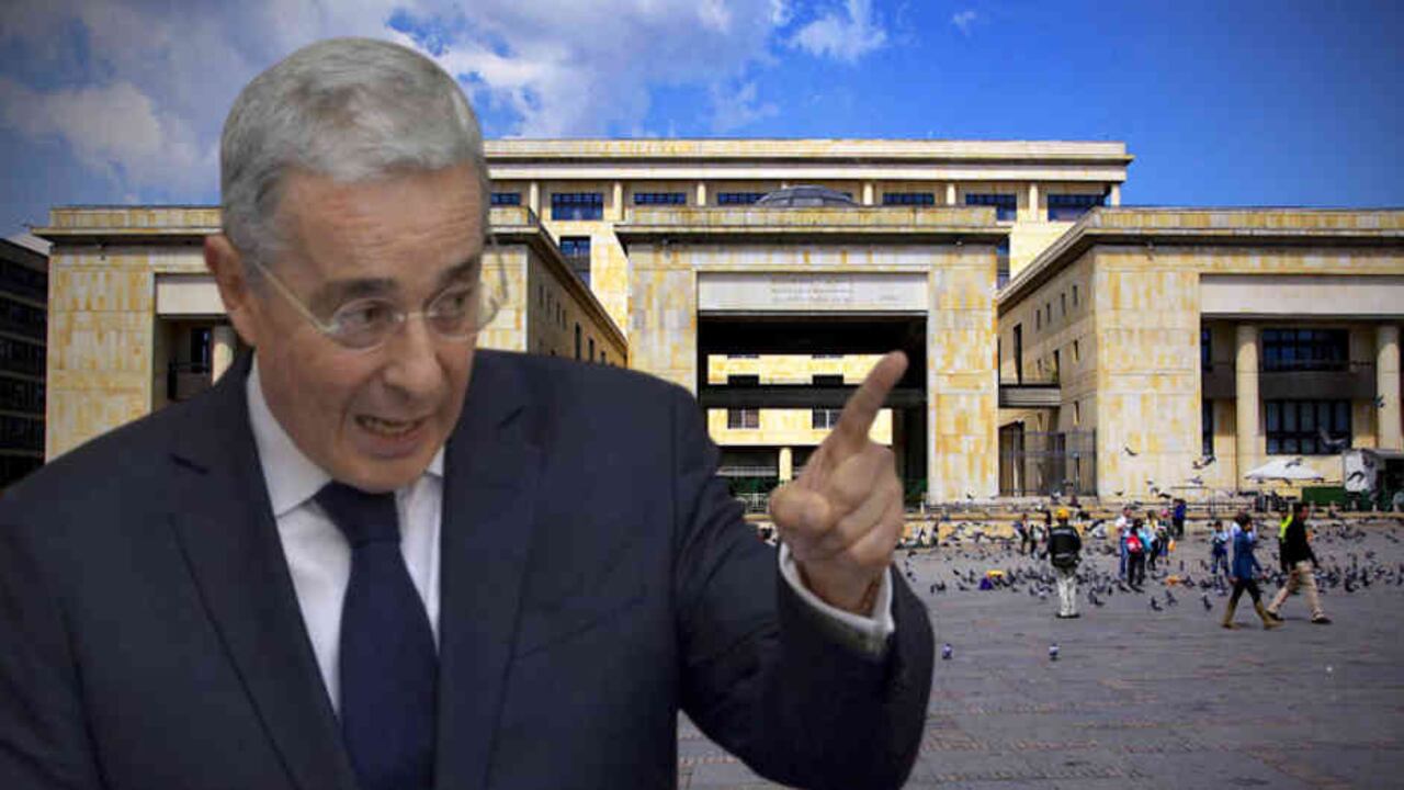 "Uribe salvó a Colombia", dicen los uribistas/Fotomontaje SEMANA