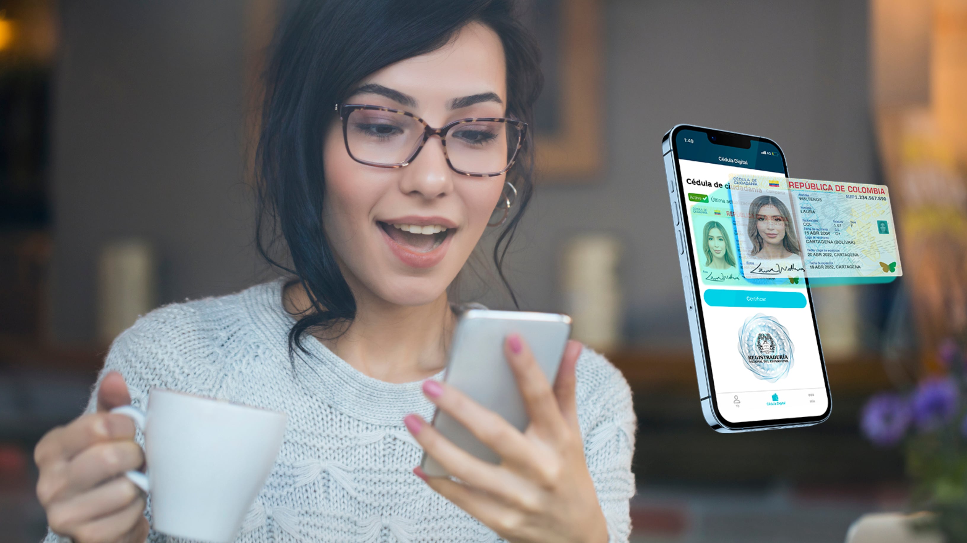 En 2024, la cédula digital colombiana se implementará en los teléfonos móviles, facilitando a los ciudadanos la presentación y acceso a su documento de identidad de manera moderna y eficiente.